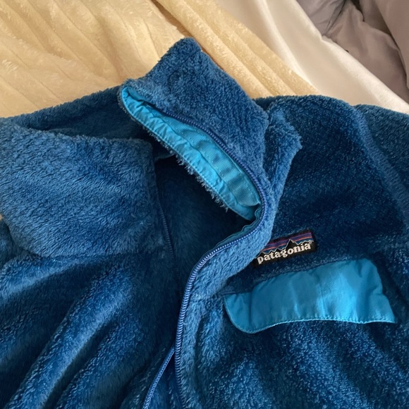 Blue Patagonia Zip Up Fleece - Picture 4 of 5